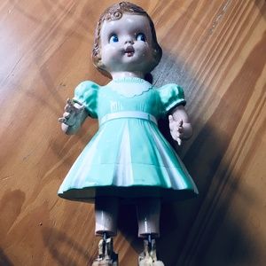 Vintage Irwin Plastic Roller Skating Doll